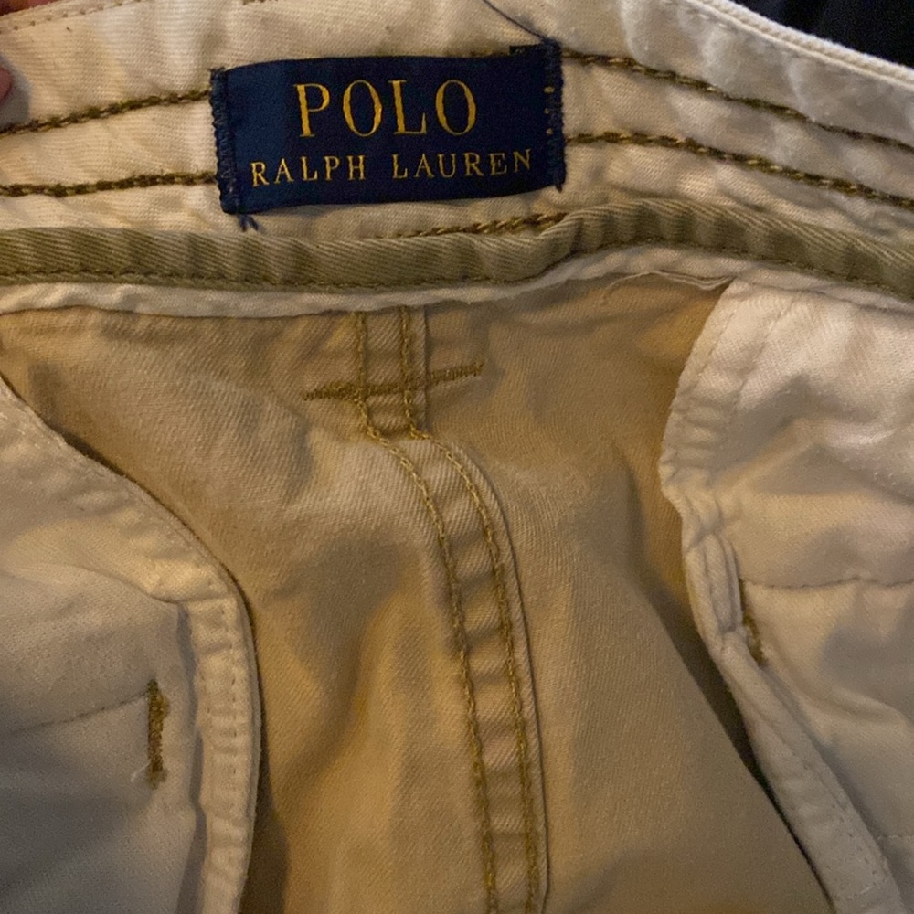 Polo Ralph Lauren Cargo Shorts SZ 36 - Stonewashed Relaxed Fit - Picture 5 of 12